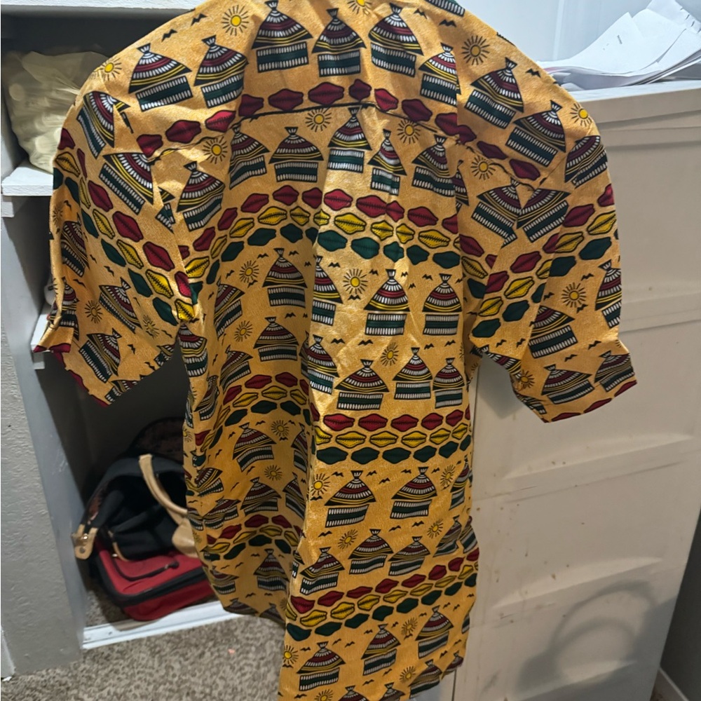 African dress top and down